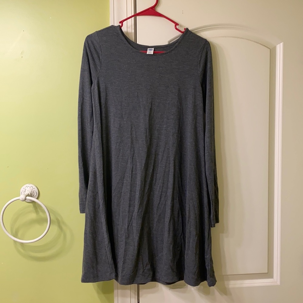 gray dress